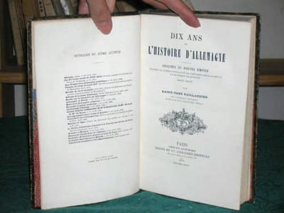 Dix ans de l'histoire d'Allemagne.