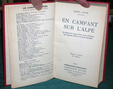 En campant sur l'Alpe.