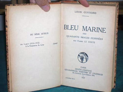 Bleu marine.
