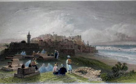 Gravure couleurs - Syrie - Jaffa.. W.H. BARTLETT - W. WALLIS