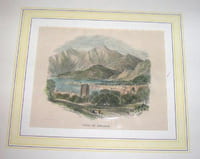 Gravure couleurs. Chain of Lebanon ( Liban ).