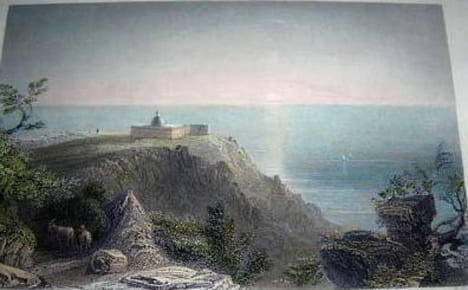 Gravure couleurs. Mount Carmel - Looking towards the sea.. BARTLETT - FLOYD