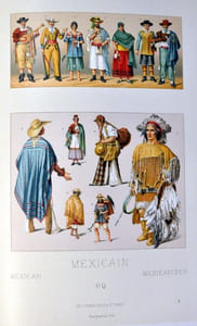 Le costume historique. Cinq cents planches, trois cents en couleurs, or et argent, deux cents en camaieu. Types principaux du vêtement et de la parure, rapprochés de ceux de l'intérieur de l'habitation dans tous les temps et chez tous les peuples,