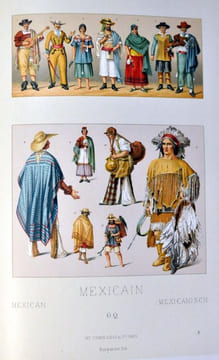 Le costume historique. Cinq cents planches, trois cents en couleurs, or et argent, deux cents en camaieu. Types principaux du vêtement et de la ...