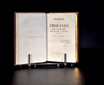 Sacrées et profanes. Chants et chansons d’époques. Depuis 1793 jusques et compris 1856 et autres poésies.
