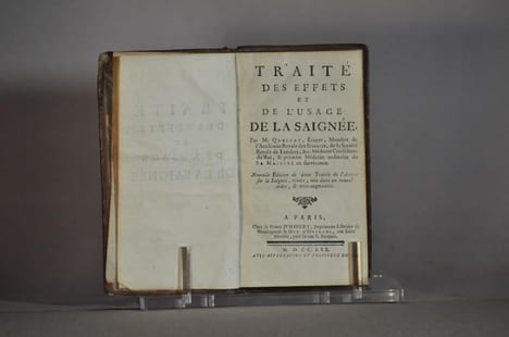 Traité des effets et de l'usage de la saignée, par M. Quesnay, Ecuyer, Membre de l'Académie Royale des Sciences, de la Société Royale de Londres, &c. ...