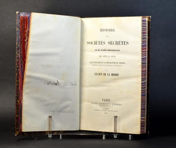 Histoire des sociétés secrètes et du parti républicain de 1830 à 1848.