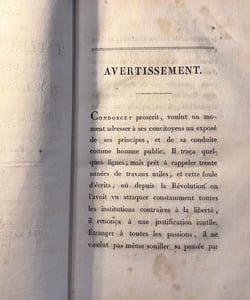 Esquisse d'un tableau historique des progrès de l'esprit humain suivie de Réflexions sur l'esclavage des nègres.