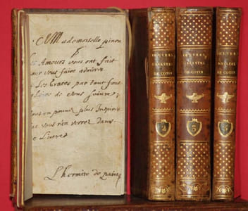 OEuvres galantes. Seconde édition augmentée. Paris, Estienne Loyson, 1660. OEuvres galantes en proses et en vers. Paris, 1663. Suite des oeuvres galantes. Paris, Estienne Loyson, 1663. OEuvres galantes en proses et en vers meslées de quelques pièces.