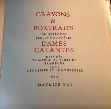 Mémoires De Brantome Sur Les Vies Des Dames Galantes De Son Temps. Brantome (Pierre De Bourdeille Seigneur De)