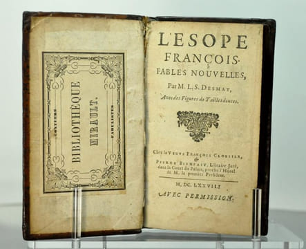 L'Esope François, Fables nouvelles, avec des Figures de Tailles douces.. Desmay.
