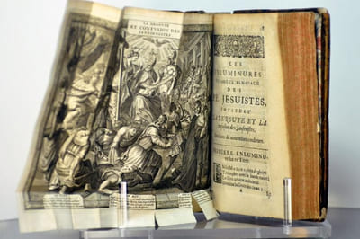 Le Cabinet Jésuitique contenant plusieurs pièces très curieuses et R.Pères Jésuites avec un recueil des mystères de l’Église Romaine. Suivi de Les Enluminures du Fameux Almanach des PP. Jésuites, intitulé, La Déroute et la Confusion des jansénistes,