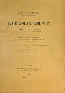 La Théogonie des Patriarches. Jésus. Moïse. Adaptations de l'Archéomètre.