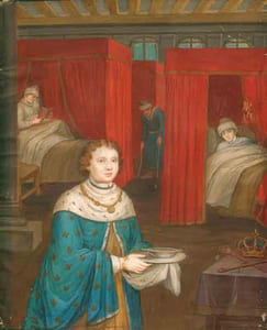 Protecteur des indigents de l’Hôtel-DieuGouache originale vers 1655