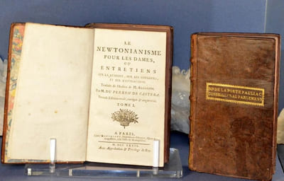Le Newtonianisme pour les Dames, ou entretiens sur la lumière, sur les couleurs, et sur l'attraction. Traduits de l'italien de M.Algaroti. Par M.Du Perron de Castera. Seconde Edition revue, corrigée & augmentée