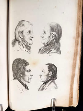 La Physiognomie ou l'Art de connaitre les hommes d'après les traits de leurs physionomie. LAVATER