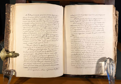 Recueil de pièces manuscrites et imprimées relatif à l'histoire de l'abbé Blache, dans lequel se trouve d'importantes transcriptions d'interrogatoires menés par les jésuites sur la personne de représentants du mouvement janséniste.