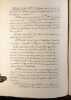 Recueil de pi&egrave;ces manuscrites et imprim&eacute;es relatif &agrave; l'histoire de l'abb&eacute; Blache, dans lequel se trouve d'importantes transcriptions d'interrogatoires ...