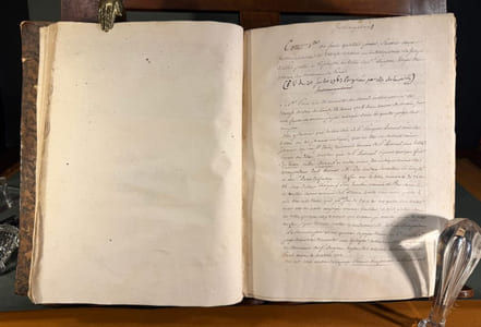 Recueil de pièces manuscrites et imprimées relatif à l'histoire de l'abbé Blache, dans lequel se trouve d'importantes transcriptions d'interrogatoires menés par les jésuites sur la personne de représentants du mouvement janséniste.