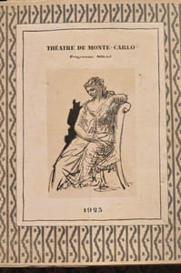 Théâtre de Monte-Carlo. Programme officiel.