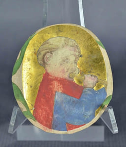 Miniature italienne sur vélin, début du XVe siècle