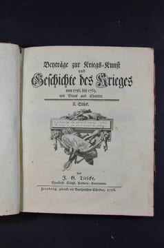 Beyträge zur Kriegs - Kunst und Geschichte des Krieges von 1756. bis 1763. mit Plans und Charten. II. Stück. undefined