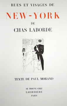 Rues et visages de New-York, illustrations de Chas-Laborde,. MORAND (Paul)