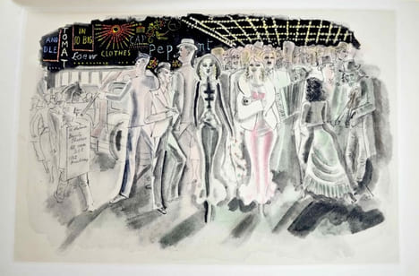 Rues et visages de New-York, illustrations de Chas-Laborde,. MORAND (Paul)
