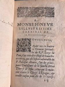 La vie du Père Baltasar Alvarès, de la Compagnie de Jésus. Où se trouvent quelques beaux enseignements très utiles à la vie spirituelle