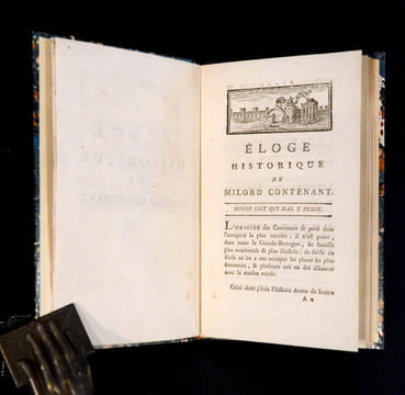 Éloge historique de Milord Contenant. BORDE (Charles)