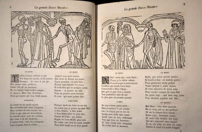 LA GRANDE DANSE MACABRE des hommes et des femmes, précédée du Dict des trois mors et des trois vifz,