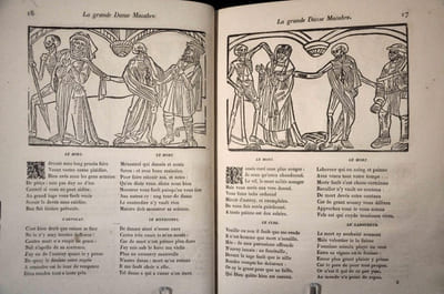 LA GRANDE DANSE MACABRE des hommes et des femmes, précédée du Dict des trois mors et des trois vifz,