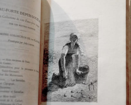 Catalogue complet d’eaux-fortes originales et inédites Composées et Gravées par les Artistes eux-mêmes Avec douze planches types divers. undefined