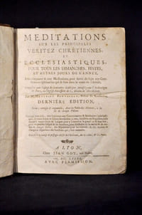 [Exorcisme] Meditations sur les principales Veritez chétiennes et Ecclesis-astiques... composées pour l'usage de Seminaire établi par Monseigneur l'Archevêque de Paris, en l'Eglise Paroissiale de S.Nicolas de Chardonnet.