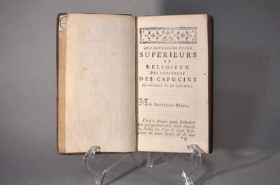 Abrégé de la vie et de martyre des révérends pères Agathange de Vendôme et Cassien de Nantes, Capucins, Prestres. (br)