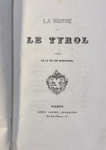 La Suisse et le Tyrol