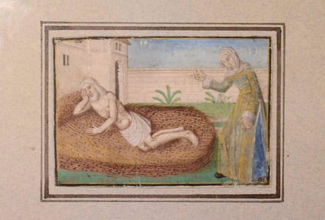 Deux miniatures extraites des Vigiles des Mors, Paris circa 1496.. undefined