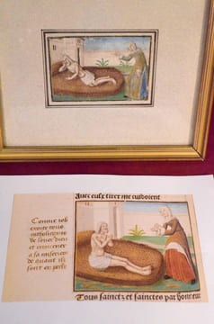 Deux miniatures extraites des Vigiles des Mors, Paris circa 1496.. undefined