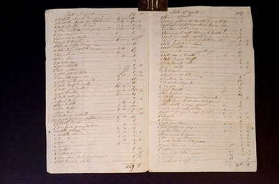 Frais de Bouche de la maison de l’empereur Napoléon III, lors de son séjour à Toulon