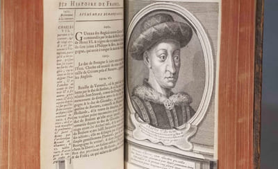Nouvel abrégé chronologique de l’histoire de France,  Contenant les évènements de notre Histoire, depuis Clovis jusqu’à Louis XIV. Les Guerres, les Batailles, les Sièges, &c. nos Loix, nox Mœurs, nos Usages, &c.