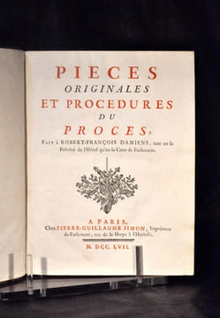 Pièces originales et procédures du procès fait à Robert François Damien. LE BRETON Alexandre André