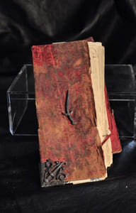 Manuscrit originale d'un roman inédit dans le style « troubadour »