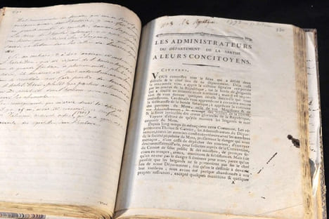Manuscrits autographes en partie inédits de Louis BONDU « Les Vendéens dans la Sarthe en 1793 à 1798 ». BONDU (Louis)