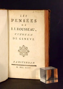 Les Pensées de J. J. Rousseau, Citoyen de Geneve.