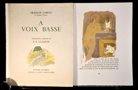 À VOIX BASSE Lithographies originales de P.E. ClAIRIN. CARCO (Francis) (de l’académie Goncourt)