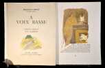 À VOIX BASSE  Lithographies originales de P.E. ClAIRIN. CARCO (Francis) (de l’académie Goncourt)
