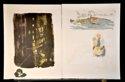 À VOIX BASSE  Lithographies originales de P.E. ClAIRIN