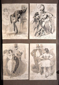 Album de dessins originaux et aquarelles