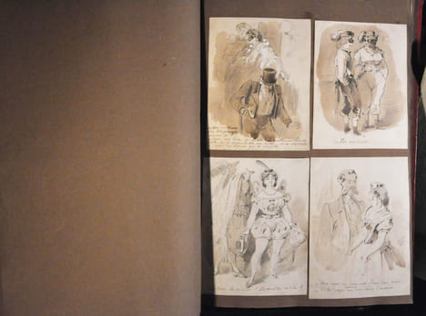 Album de dessins originaux et aquarelles. GREVIN (Alfred)