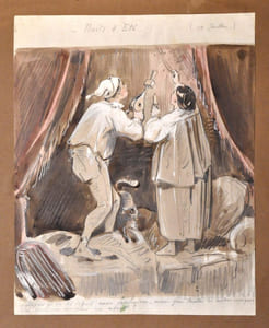Album de dessins originaux et aquarelles